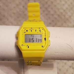 NEFF watch bright yellow